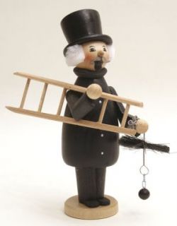 Chimney Sweep German Christmas Incense Smoker Handcrafted in 