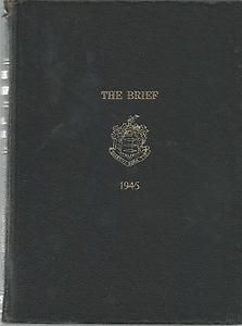 1945 THE CHOATE SCHOOL CLASS YEARBOOK THE BRIEF WALLINGFORD 