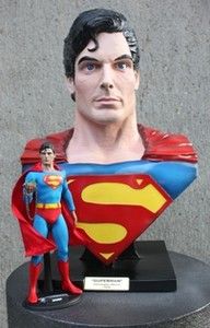 Christopher Reeve Superman Life Size Bust, Lifesize, 1:1 for Hot Toys 