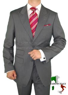 VALENTINO $1498 MENS SUIT WOOL A135 GRAY 54L