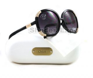 New Chloe Sunglasses CL 2219 Black CO1 CL2119 Auth