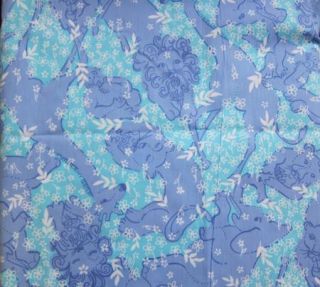 Lilly Pulitzer Fabric Chow Wagon 2 Yards Free Shipping