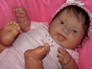 Precious CHUBBY REBORN PREEMIE BABY BERENGUER GIRL~ Full vinyl limbs 
