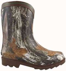 New Smoky Mountain Boots Child Rubber Boot Natural Camo Brown
