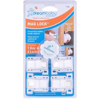 Dream Baby Mag Lock on Off Magnetic Cabinet Child Safety Latch Lock 