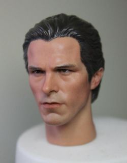 Christian Bale 1/6 Head Sculpt @@ Hot Toys Batman DX12 Bruce Wayne 