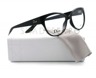 New Christian Dior Eyeglasses CD 3212 Black D28 51mm Auth