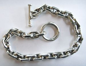 Chunky Heavy Duty 925 Sterling Silver Chain Bracelet