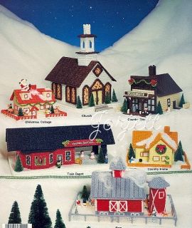 Christmas Village Calendar House PC Patterns