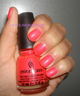 China Glaze Nail Polish 2012 Summer Neons Flirty Tankini 80447 New 