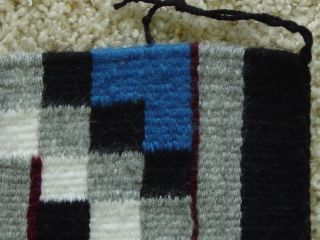 Nice “Chinle Style” Navajo Rug by Valeria Taylor 24in x 38in Blue 
