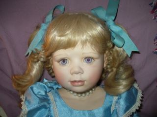 Christine Orange Taylor 36 inch Porcelain Doll Pretty