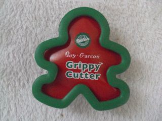 Wilton Christmas Cookie Cutter Gingerbread Boy Grippy Plastic New 
