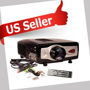1080p LCD Home Theater Projector PS3 Wii HDMI HD TV V01 797734377934 