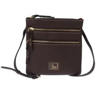 Dooney & Bourke Dillen Leather North South Triple Zip Bag — 