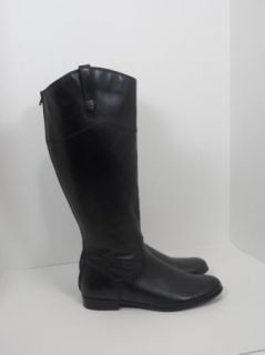CIAO BELLA Tall Black Leather Riding Boots Shoes Womens 11 EUC