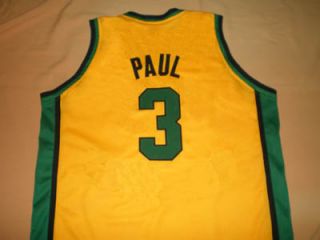 Chris Paul West Forsyth High School Jersey Yellow New Any Size FCL