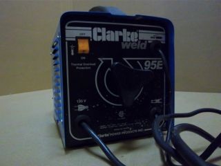 Clarke 120V Stick Arc Welder 95E 30 90 Amps Made in Italy 