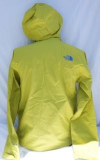 the north face mens medium alpine jacket citronelle green with hyvent