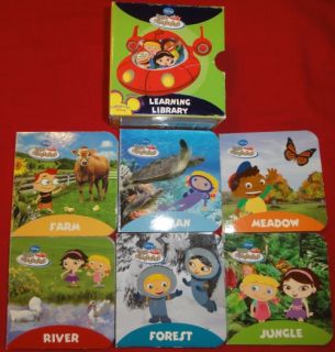 Set of Six Disney LITTLE EINSTEINS Learning Library Books   Nature
