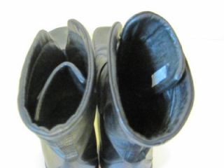 Jean Claude Monderer Sleek Leather Boot Women Sz 37 6