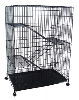 dog crate 52 on Folding Dog Cage Crate Wire Kennel Cat Bird Cage Pet Supply New