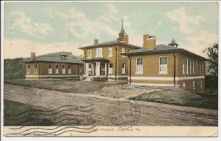 1908 Clearfield Hospital Clearfield PA Vintage Postcard