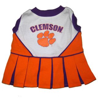 Clemson Tigers NCAA Licensed Pet Dog Cheerleader Dress Outfit