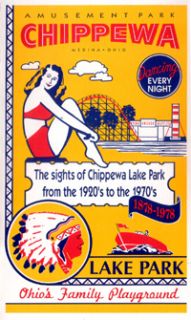 Amusement Park CHIPPEWA Lake Park Medina Ohio DVD