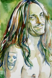 Cliff Burton Portrait Painting Fine Arts Metallica Kill