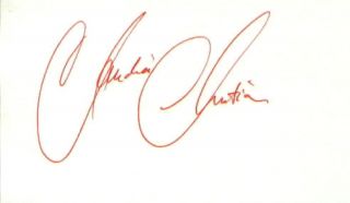 Claudia Christian Actress Babylon 5 The Hidden Autograph