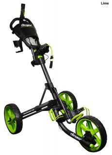 New Clicgear Model 3 0 Golf Push Pull Cart Lime 3 Wheel 10027967682