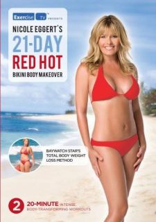 Nicole Eggerts 21 Day Red Hot Bikini Body Makeover DVD Exercise TV