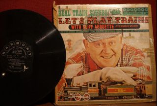 LP Record Real Train Sounds Cliff Arquette (TVs Charlie Weaver)