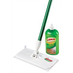 LIBMAN Hardwood FLOOR CLEANING System Mop Microfiber PAD 24 oz Cleaner