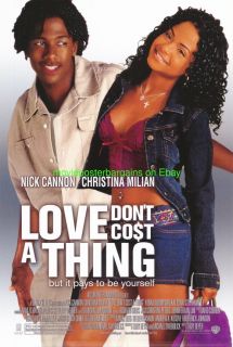 LOVE DONT COST A THING MOVIE POSTER DS 27x40