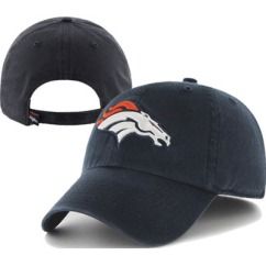 Denver Broncos 47 Brand Navy Adjustable Cleanup Slouch Hat Cap