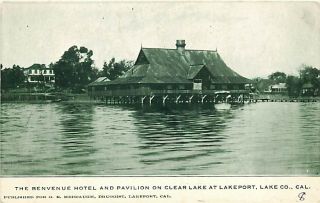 CA Lakeport Clear Lake Benvenue Hotel Pavilion M45955