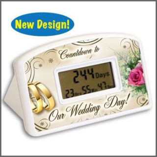 Wedding Countdown Clock Bridal Shower Gifts Engagement