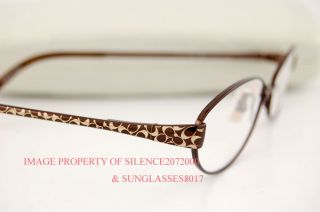 Brand New Coach Eyeglasses Frames 1011 Lenora Brown 100 Authentic