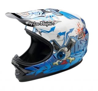 Troy Lee Designs D2 Composite   Chito White/Blue
