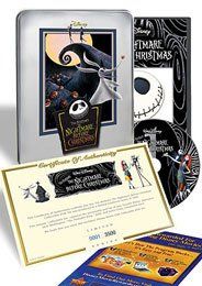 Disney DVD The Nightmare Before Christmas Collectors Steelbook Tin New