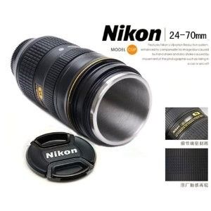 Perfect Gift Nikon AF s 24 70mm Lens Thermos Coffee Cup Mug Vacuum Cup