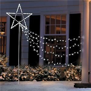 34 inch Shooting Star String Lights Outdoor Christmas Holiday Yard Art