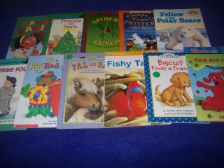  Readers Lot 11 PB Grades K 1 Early Reader Biscuit Clifford Fish
