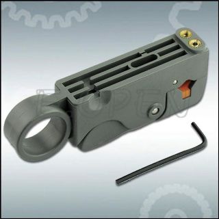 Rotary Coax Coaxial Cable Cutter Tool RG58 RG6 Stripper