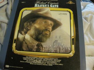 Heavens Gate CED Video Disc Movie Christopher Walken