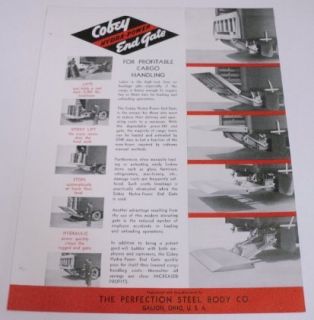Perfection 1954 Cobey End Gate for Trucks Sale Brochure