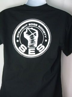 Cm Punk Straight Edge Society Ses Salvation T Shirt New
