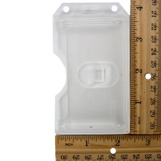 10 Clear 2 Sided Vertical Multi Card Holder 1840 3080